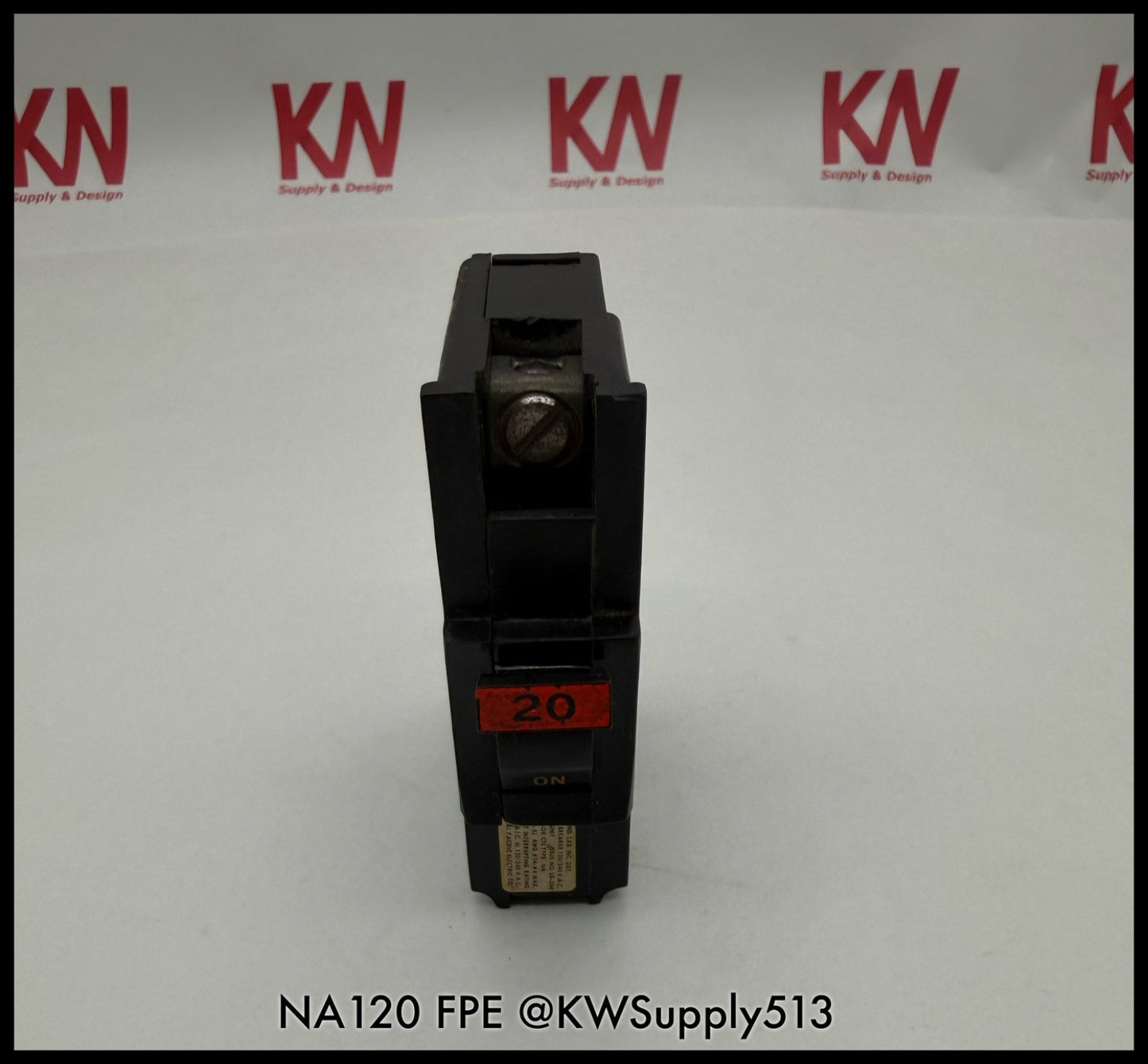NA120~FPE NA120 20A 1P 120/240V Circuit Breaker-Used