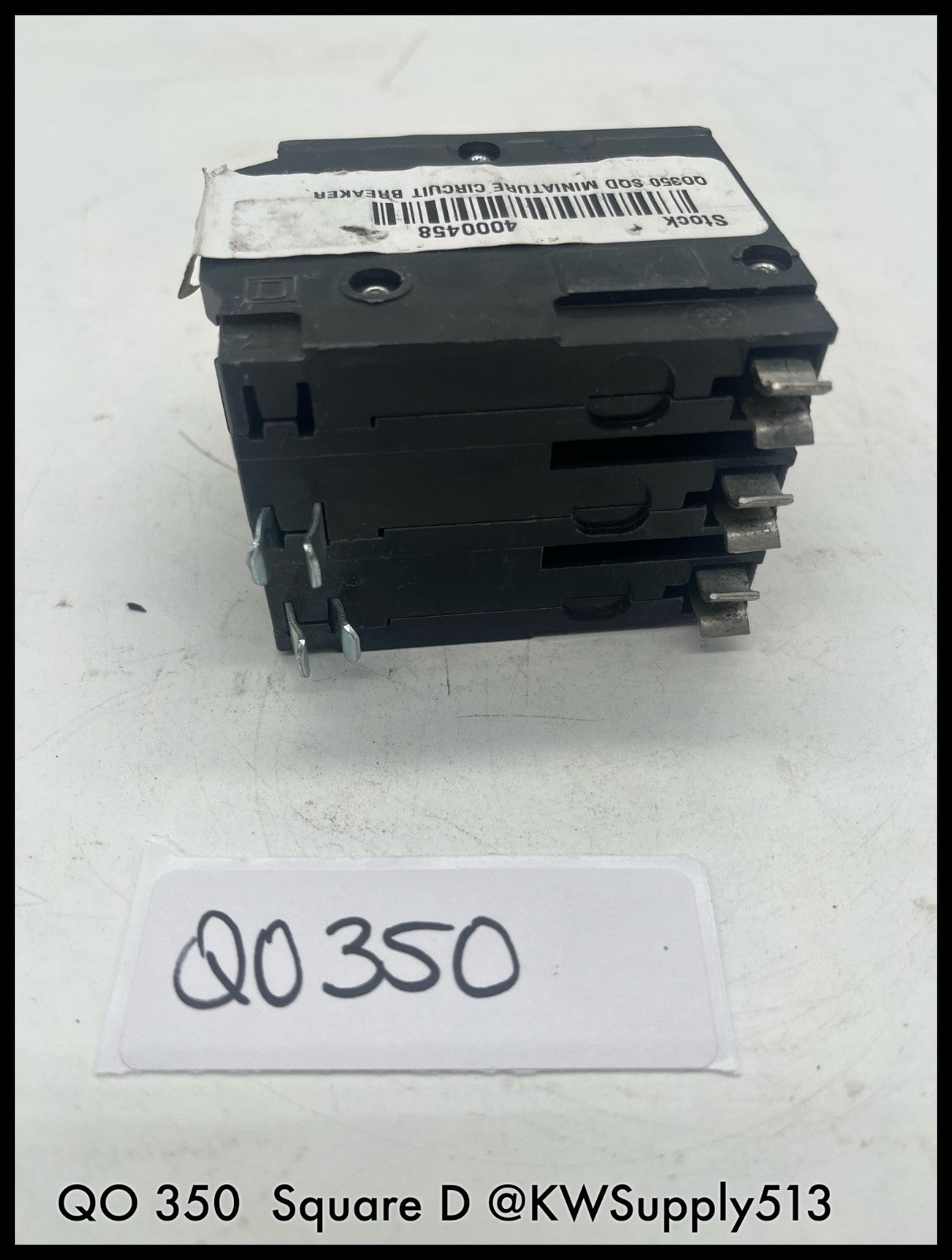 QO350~Square D QOB350 50A 3P 120/240V 10KA Mini Circuit Breaker-Used