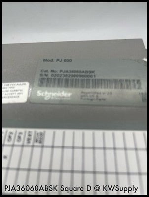 PJA36060ABSK ~ Square D 600A I-Line PowerPact Circuit Breaker with AS ST Used