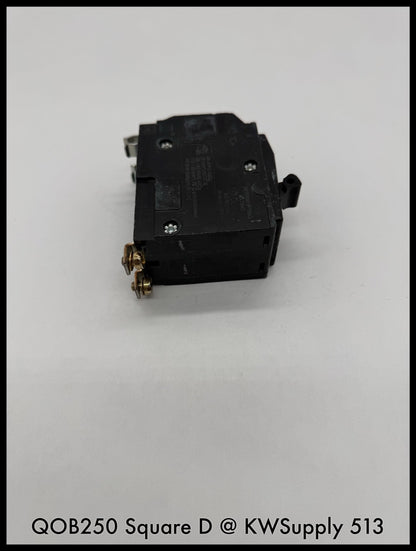 QOB250~SQUARE D QOB250 50A 2P 240VAC 1PH TM CIRCUIT BREAKER-USED