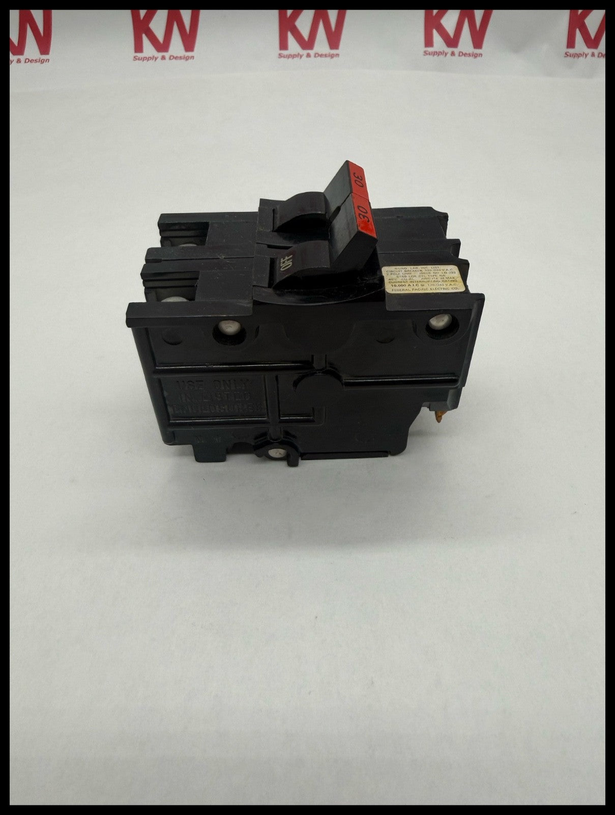NC230~FPE NC230 30A 2P 120/240V Circuit Breaker-Used