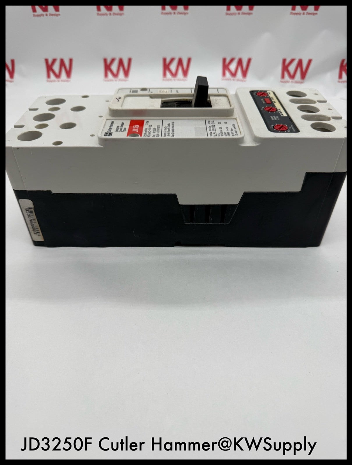 JD3250F~Culter Hammer JD3250F 250A 3P 600VAC Circuit Breaker-Used