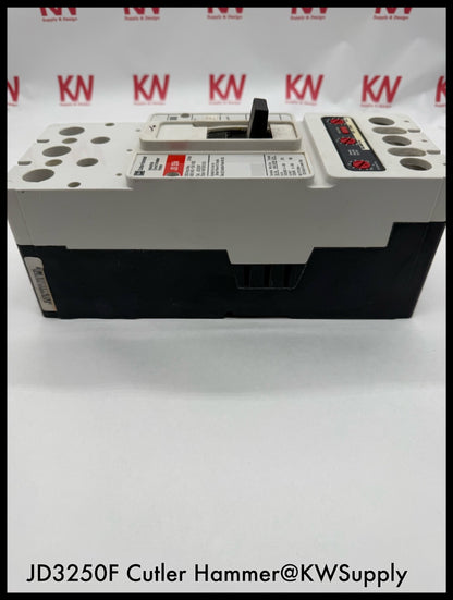 JD3250F~Culter Hammer JD3250F 250A 3P 600VAC Circuit Breaker-Used