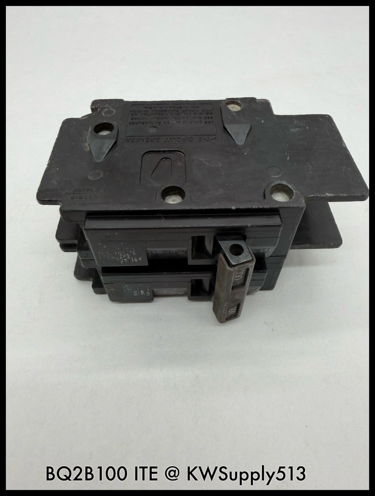 BQ2B100~ITE BQ2B100 100A 2P 1PH 120/240VAC TM Circuit Breaker