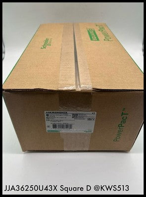 JJA36250U43X~Square D JJA36250U43X 250A 3P Circuit Breaker Unused Surplus