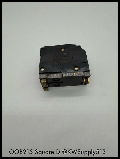 QOB215~Square D QOB215 15A 2P 1pH 240V TM Circuit breaker -Used