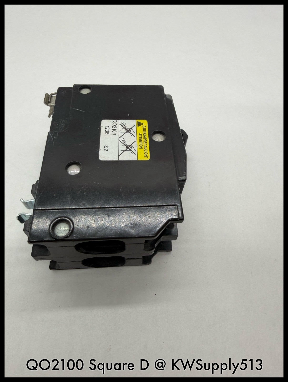 QO2100~Square D QO2100 100A 2P 120/240V 10KA TM Circuit Breaker-Used