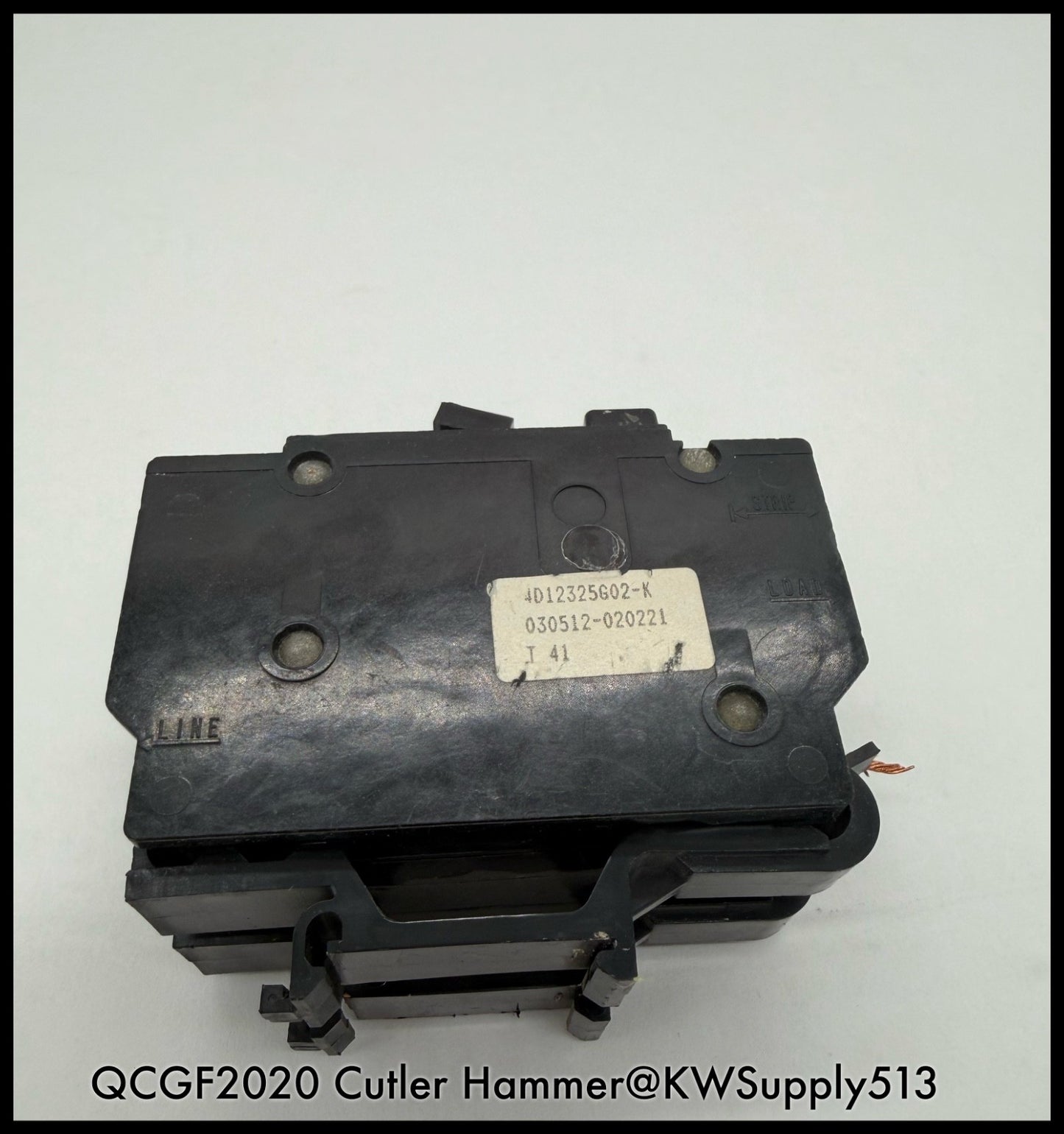 QCGF2020~Cutler Hammer QCGF2020 20A 120/240V 2P 10KA Circuit Breaker-Used