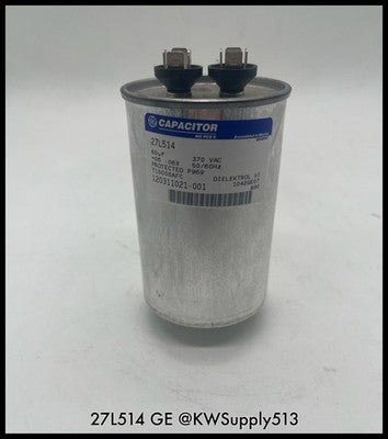 27L514~GE 27L514 Capacitor 370VAC 60UF +06-06% 2.5X3.88 Unused Surplus