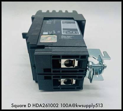HDA261002 ~ Square D HDA261002 100A 600V 2P I-Line PowerPact CB Unused Surplus