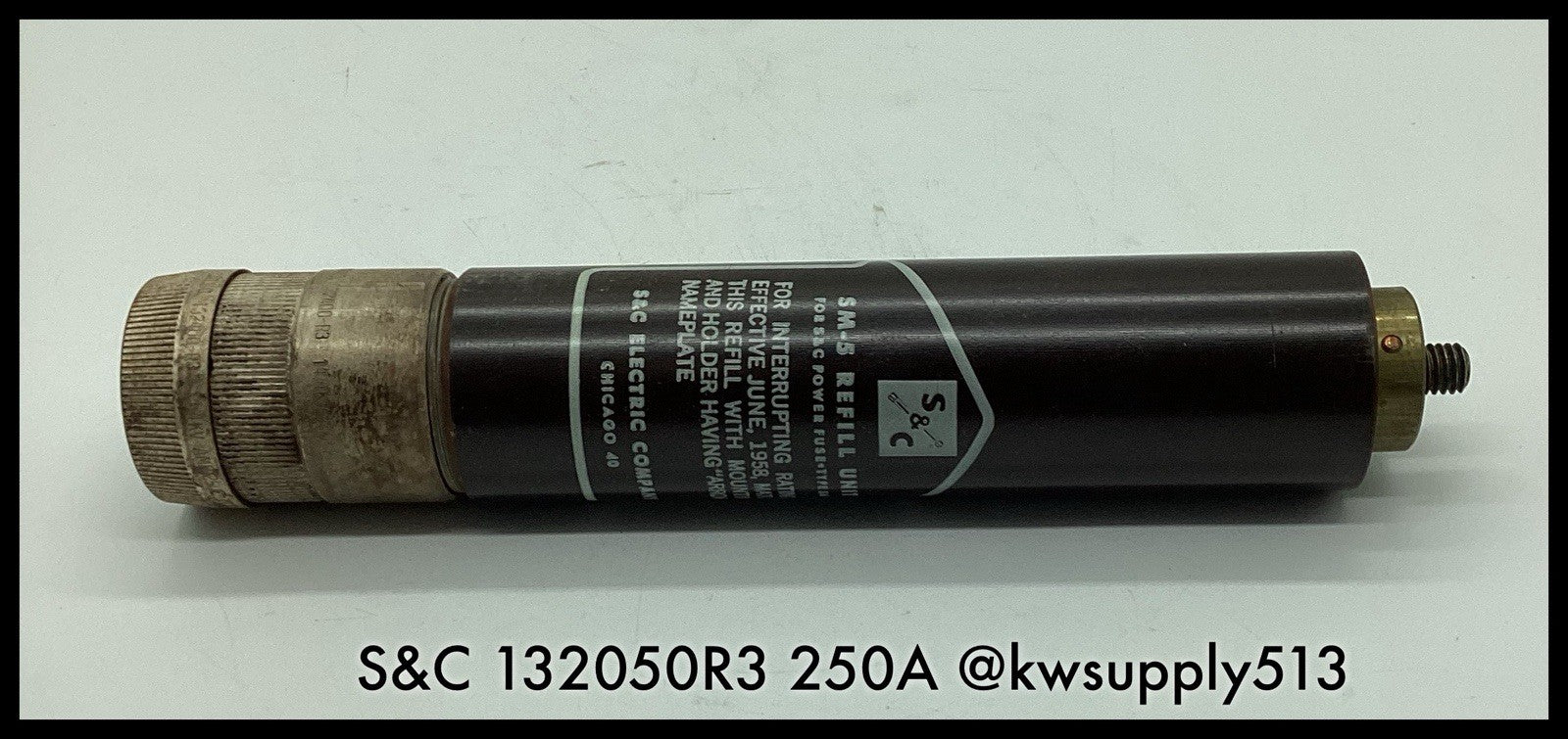 S&C 132050R3 ~ S&C 132050R3 250E Amp SM-5 Refill Unit 14.4kV  ~ Unused Surplus