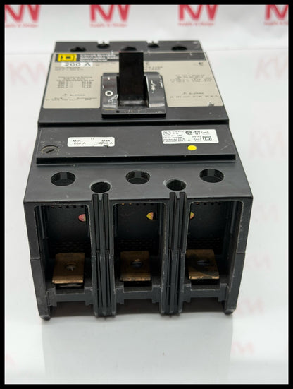 KHL36200~Square D KHL36200 200A 3P 3PH 600V Circuit Breaker-Used