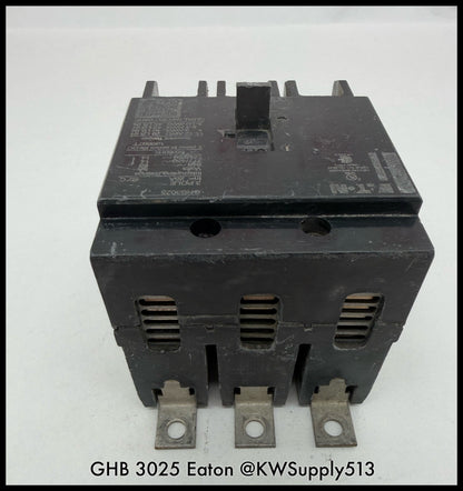GHB3025~Eaton GHB3025 25A 480VAC Molded Case Circuit Breaker -Used
