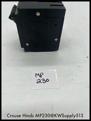 MP230~Crouse Hinds MP230 30A 2P 120/240V 10KA Circuit Breaker-Used