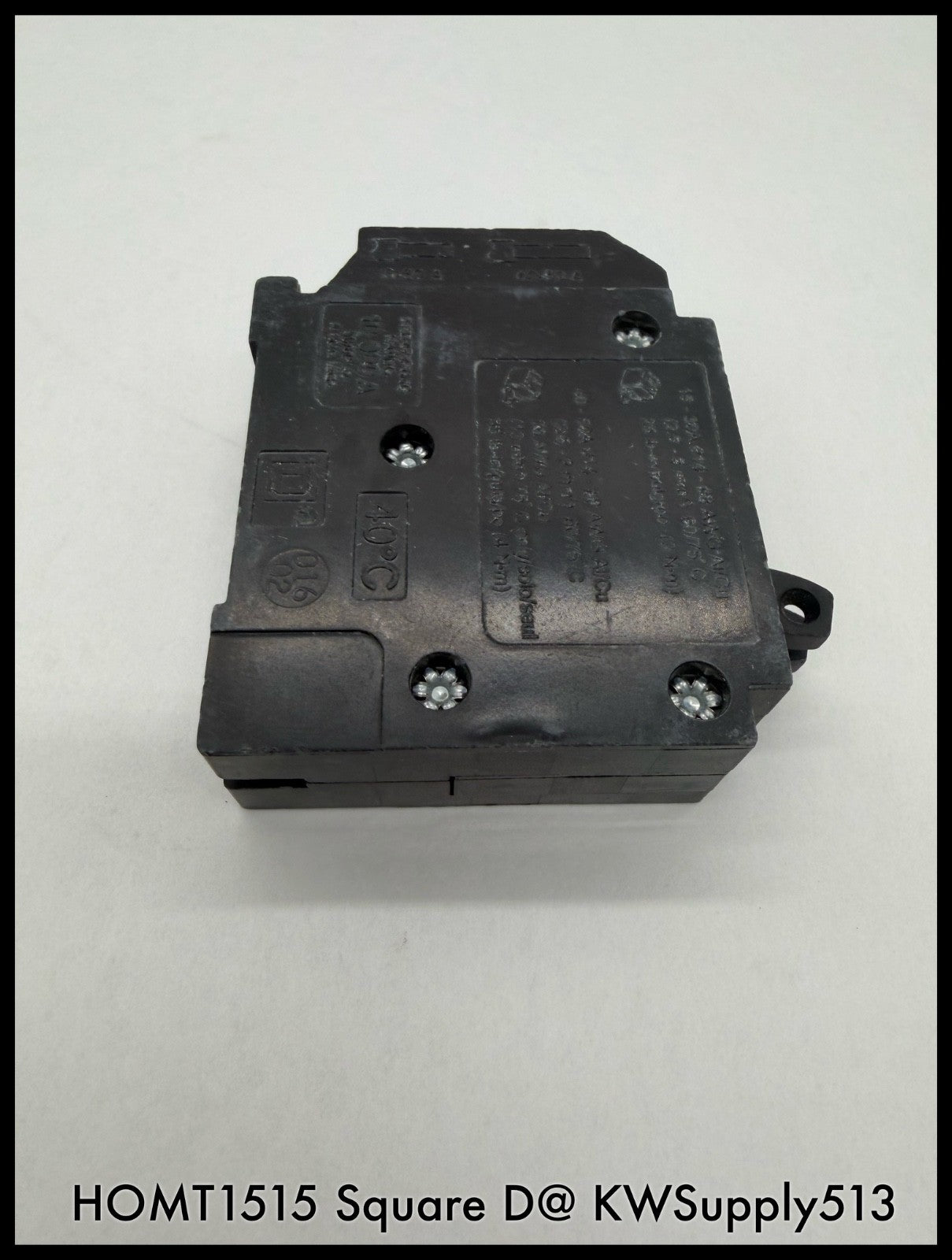 HOMT1515~Square D HOMT1515 15/15A 120VAC 2x1 Pole Tadem TM Circuit Breaker-Used