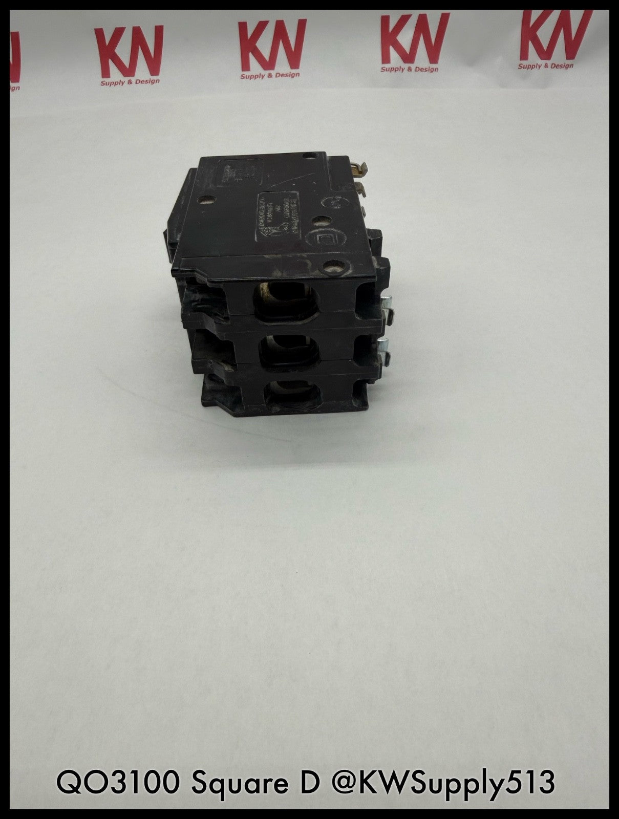 QO3100~Square D QO3100 100A 3P 3P 240VAC TM LI Mini Circuit Breaker-Used