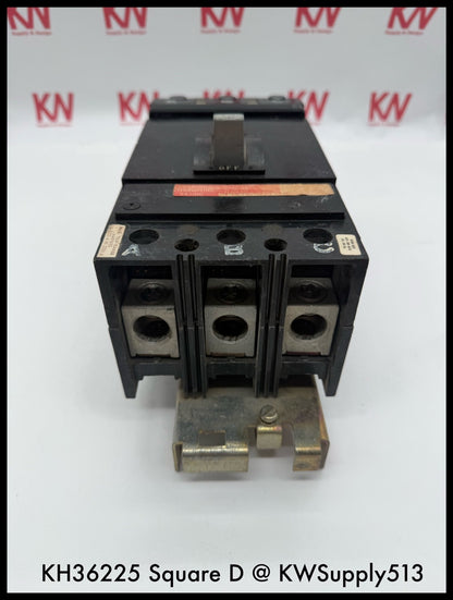 KH36225~Square D KH36225 225A 3P 3PH  600V I-Line Circuit Breaker-Used