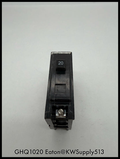 GHQ1020~Eaton GHQ1020 20A 277VAC 1P 1PH 14KA Circuit Breaker-Used