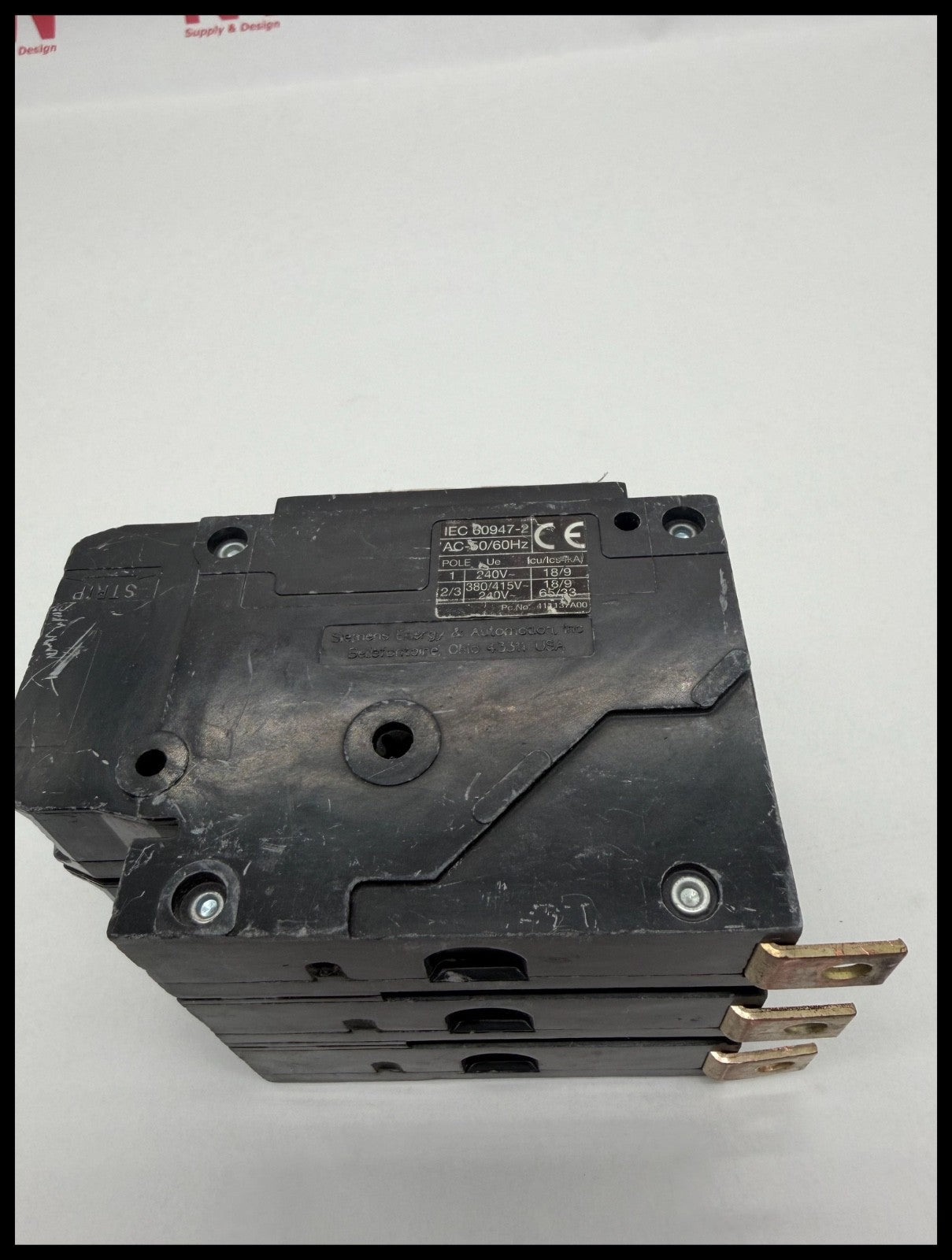 BQD0330~Siemens BQD0330 30A 3P 3PH 480V 14KA Circuit Breaker-Used