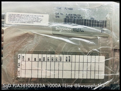 1000A Circuit Breaker w/ ML 5.0-PJA36100U33A