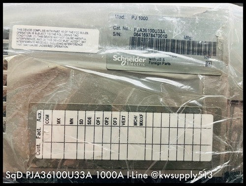 1000A Circuit Breaker w/ ML 5.0-PJA36100U33A