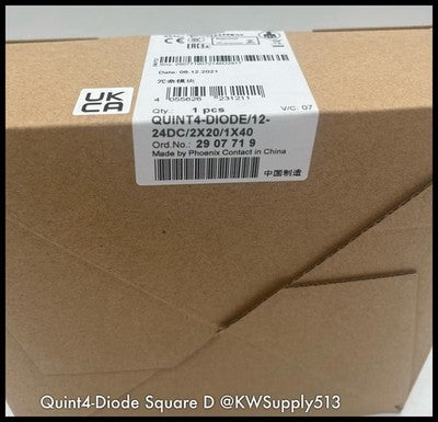 Quint4-Diode~Phoenix Contact~Quint4-Diode Redundancy Module 12-24VDC Unused