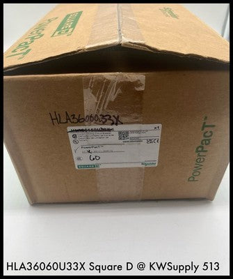 HLA36060U33X~Square D HLA36060U33X 60A 3P I-Line Circuit Breaker Unused Surplus
