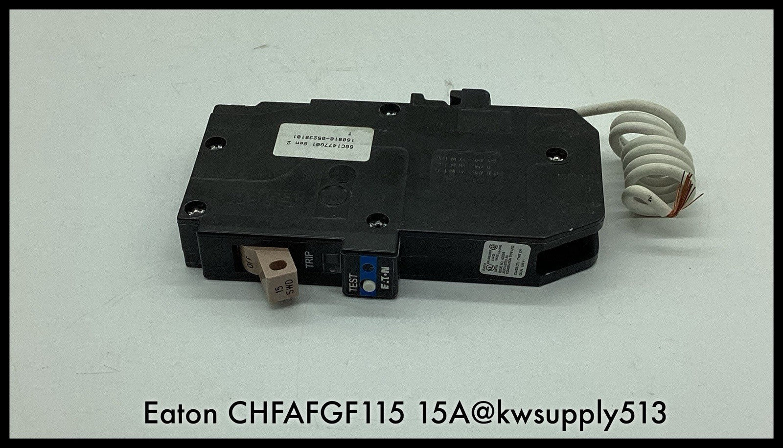CHFAFGF115 ~ Eaton/CH CHFAFGF115 15 Amp Afci, Gfci With Pigtail Open box Surplus