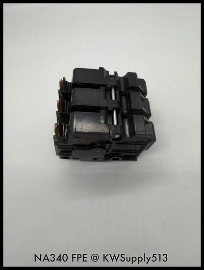 NA340~FPE NA340 40A 3P 240VAC 10KA Molded Case Circuit Breaker-Used