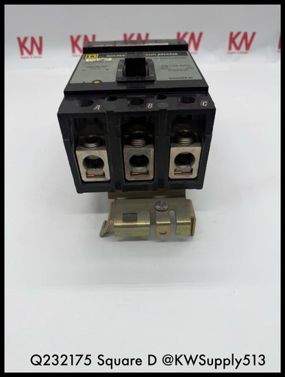 Q232175~Square D Q232175 175A 3P 3PH 240VAC 10KA I-Line Circuit Breaker-Used