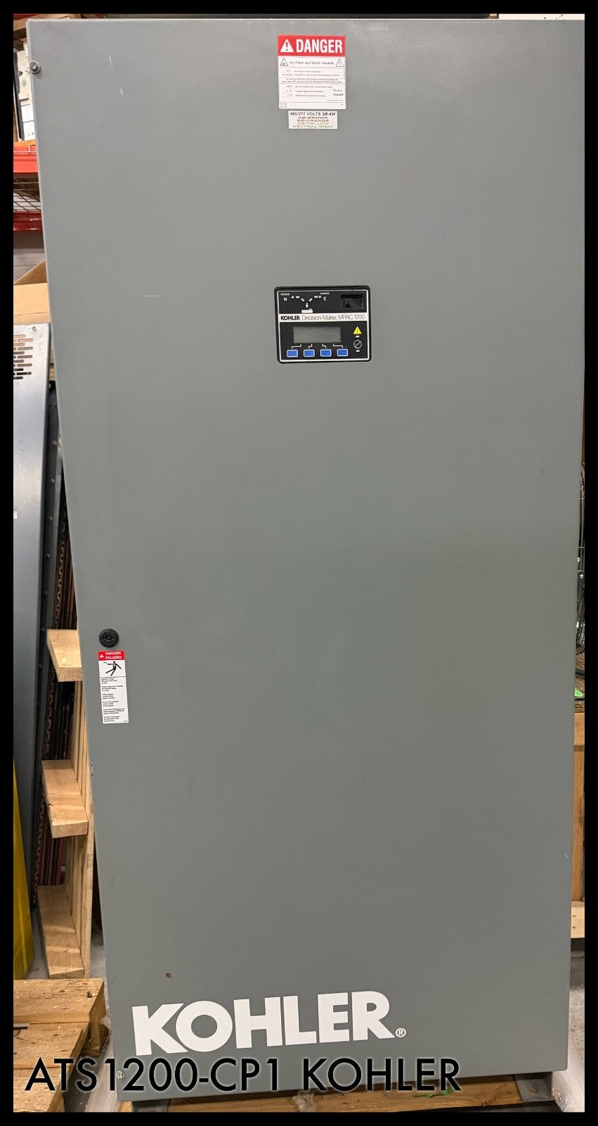 ATS1200-CPI~KOHLER ATS1200-CPI KSS-AMVA-08005 800A 480V 4P Transfer Switch-Used