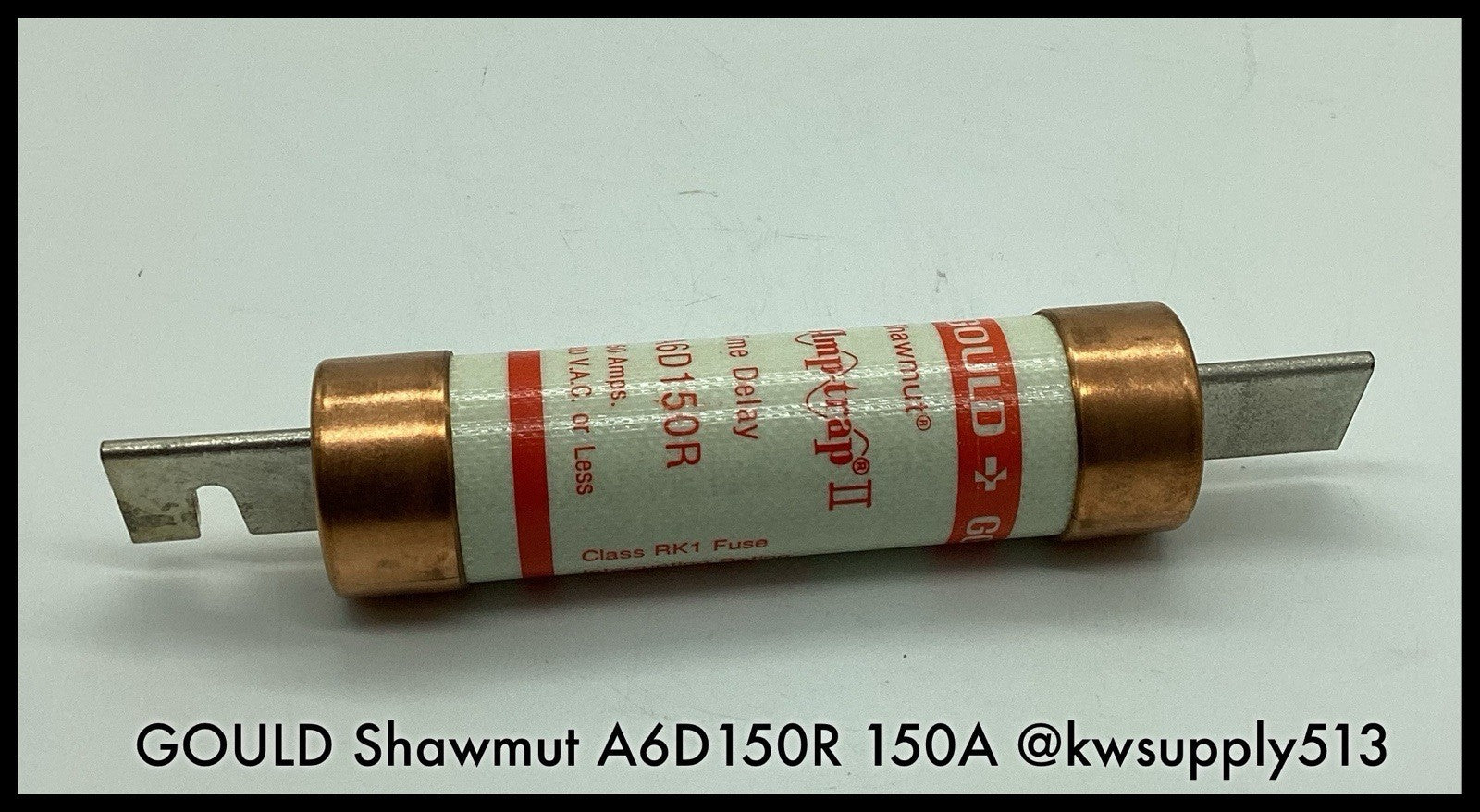 A60150R~ GOULD Shawmut A60150R 150A 600V Time Delay Amp-Trap fuse Unused Surplus