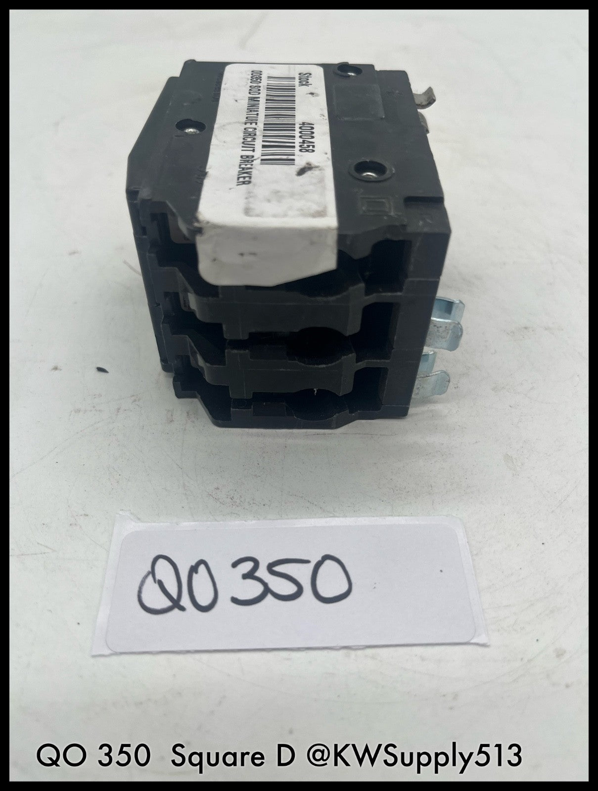QO350~Square D QOB350 50A 3P 120/240V 10KA Mini Circuit Breaker-Used