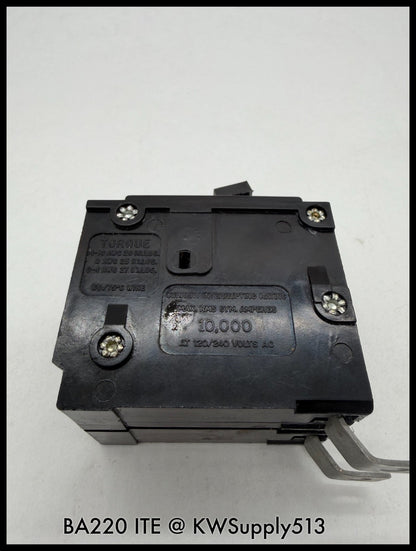 BA230~Westing House BA230 30A 120/240V 10KA Molded Case Circuit Breaker-Used