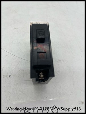 BA120~WestingHouse BA120 20A 1P 120/240Vac 10KA Circuit Breaker-Used