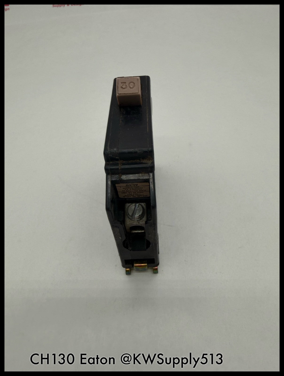 CH130~Eaton CH130 30A 1P 120/240V Circuit Breaker-Used