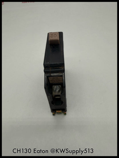 CH130~Eaton CH130 30A 1P 120/240V Circuit Breaker-Used