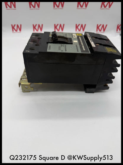 Q232175~Square D Q232175 175A 3P 3PH 240VAC 10KA I-Line Circuit Breaker-Used