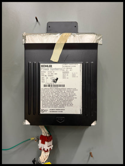 ATS1200-CPI~KOHLER ATS1200-CPI KSS-AMVA-08005 800A 480V 4P Transfer Switch-Used