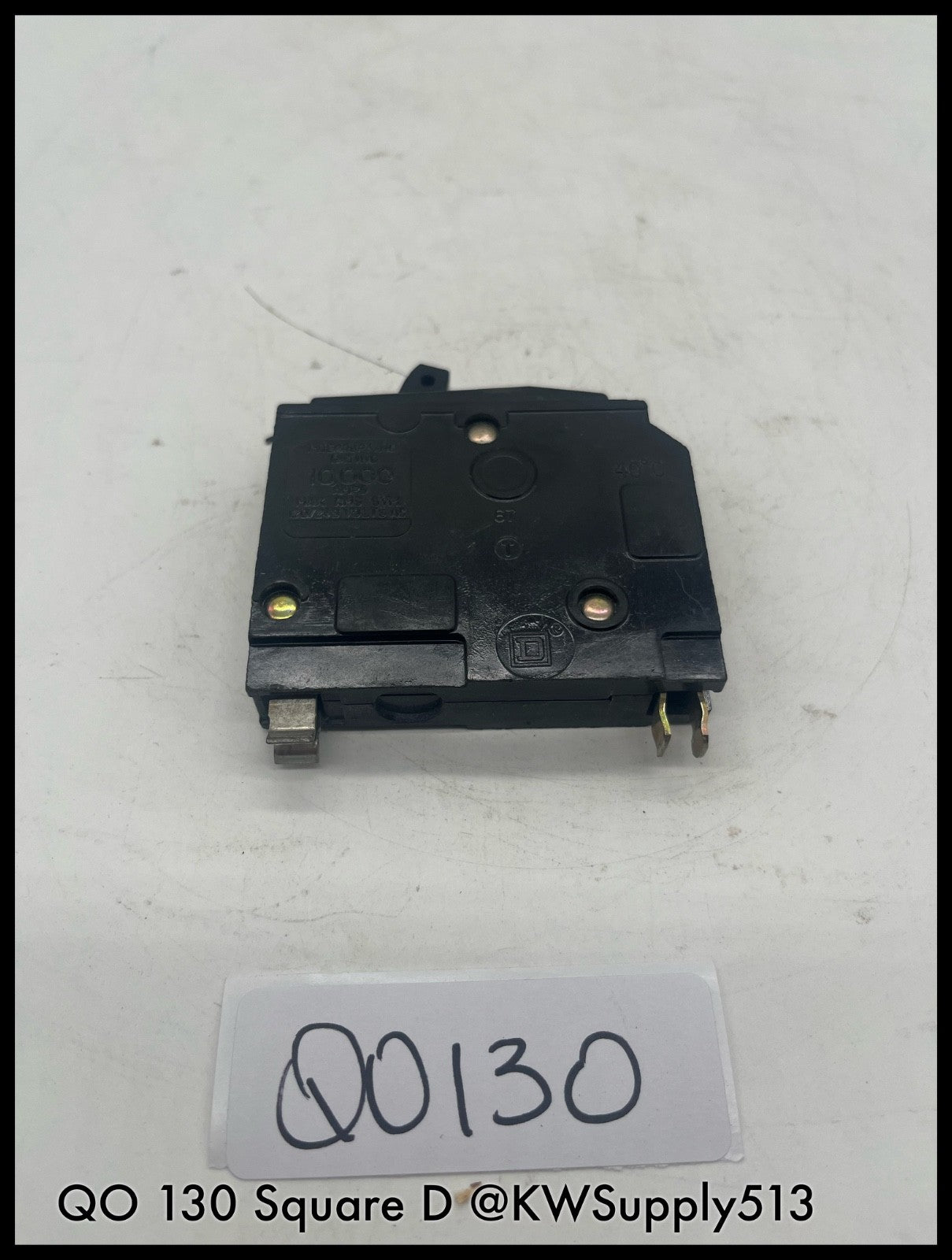 QO130~Square D QO130 30A 1P 120V 10KA Mini Circuit Breaker -Used