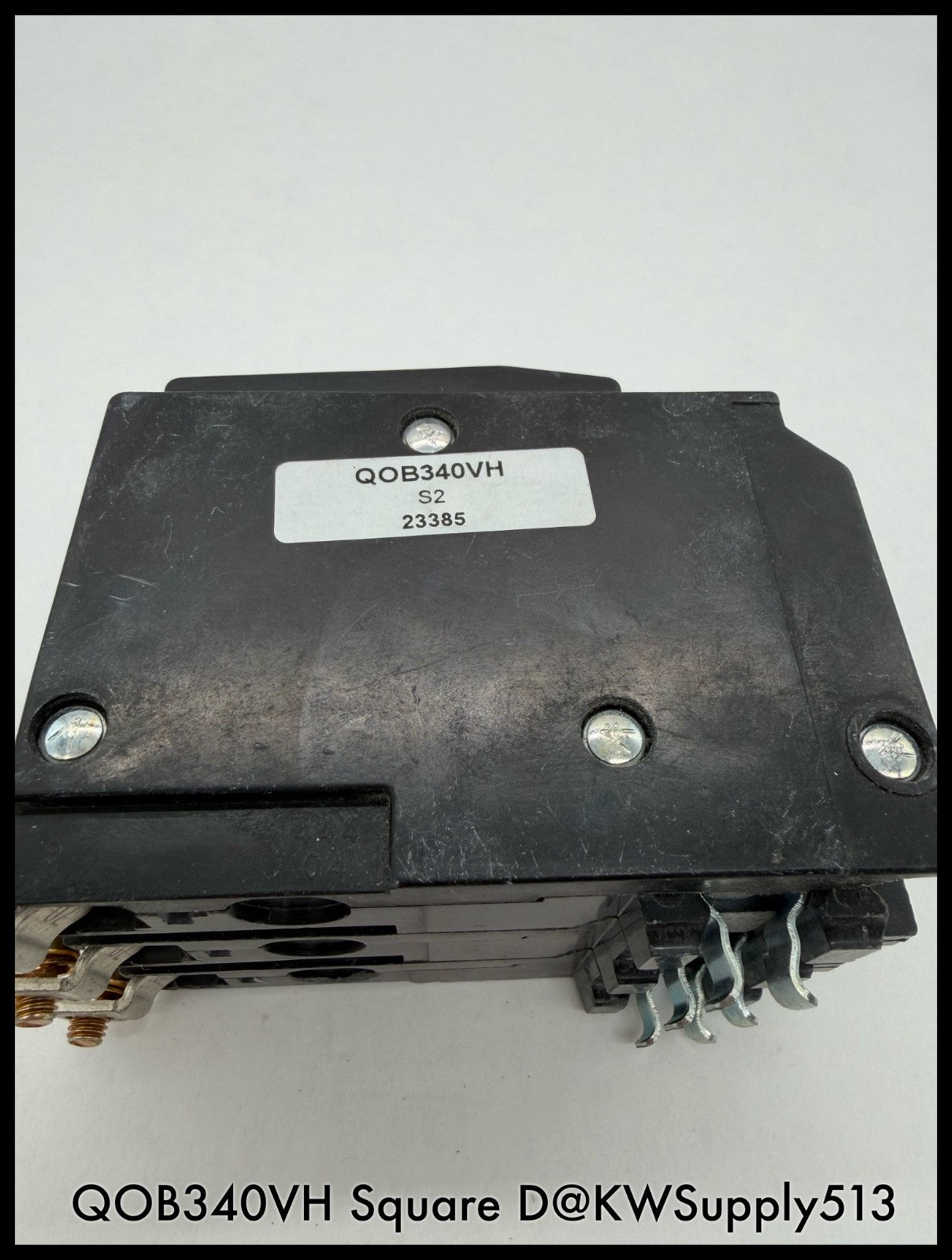 QOB340VH~Square D QOB340VH 40A 3P 3PH 240VAC Mini Circuit Breaker-Used