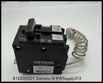 B12000S01~Siemens B1200S01 20A 120/240VAC 1P 1PH 10KA Circuit Breaker-Used
