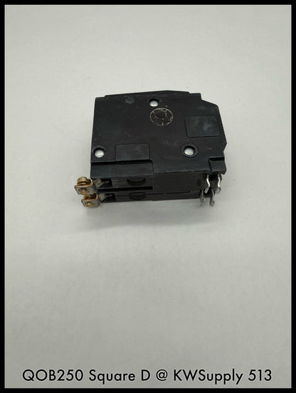 QOB250~SQUARE D QOB250 50A 2P 240VAC 1PH TM CIRCUIT BREAKER-USED