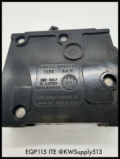 EQP115~ITE EQP115 15A 1P Circuit Breaker-Used