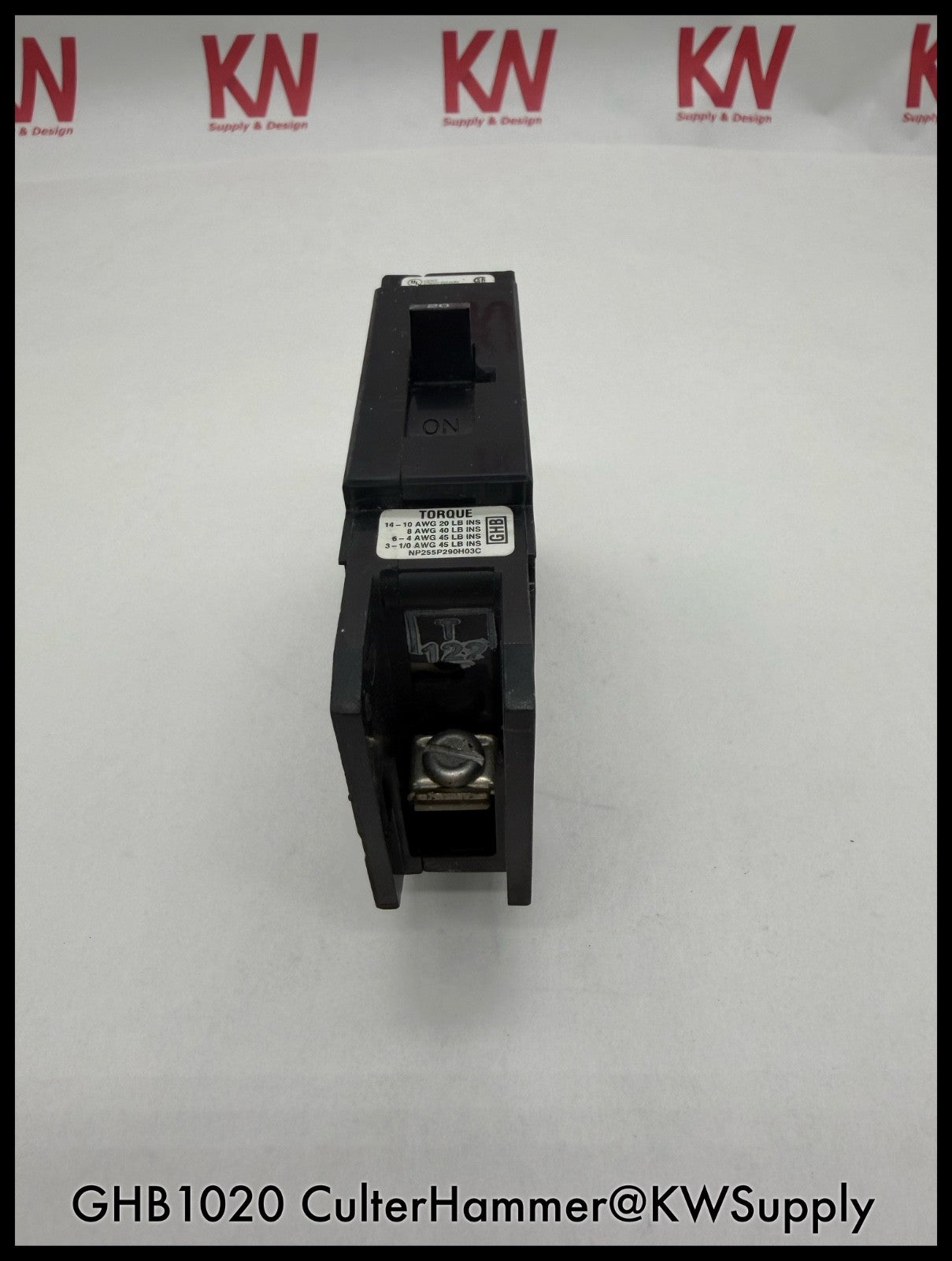 GHB1020~Cutler-Hammer GHB1020 20A 1P  Circuit Breaker-Used