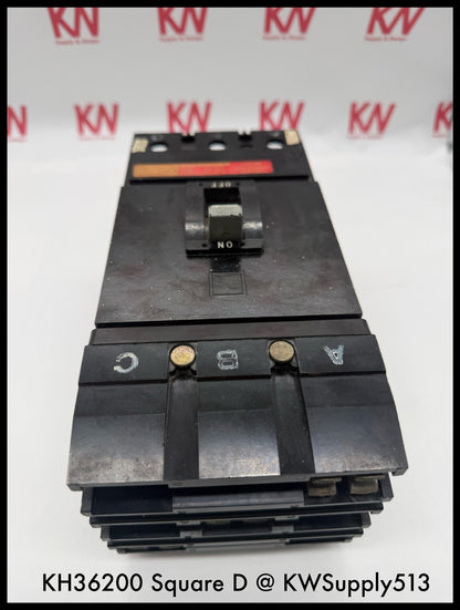 KH36200~Square D KH36200 200A 3P 3PH 600VAC I-Line Circuit Breaker-Used