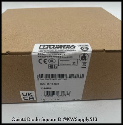 Quint4-Diode~Phoenix Contact~Quint4-Diode Redundancy Module 12-24VDC Unused