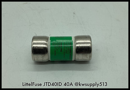JTD40ID ~ Littelfuse JTD40ID 40A 600V Class J POWR-PRO Time Delay Fuse Used (3)