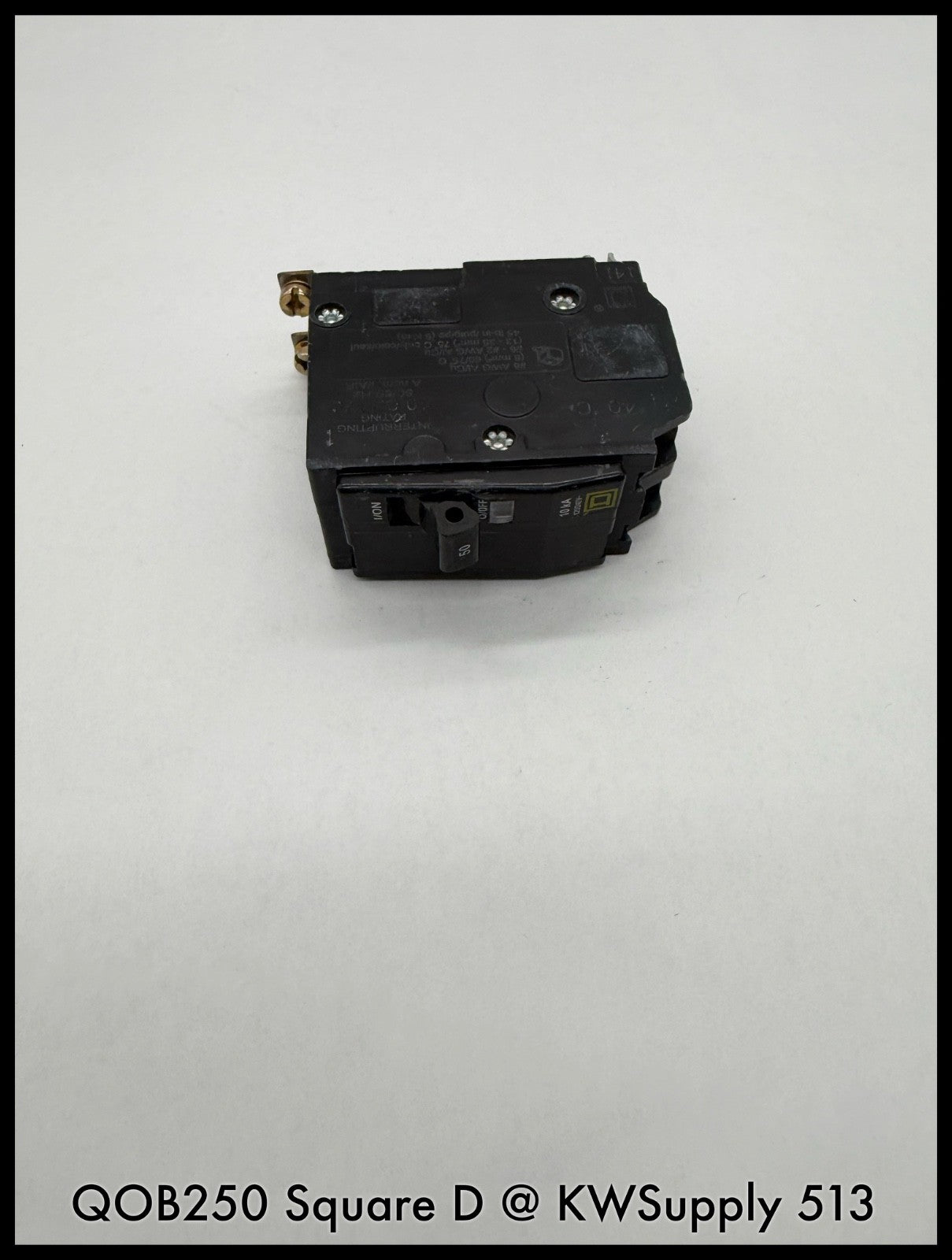 QOB250~SQUARE D QOB250 50A 2P 240VAC 1PH TM CIRCUIT BREAKER-USED