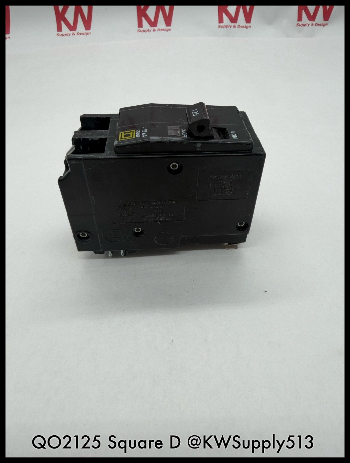 QO2125~Square D QO2125 125A 2P 240V TM LI 10KA Circuit Breaker-Used
